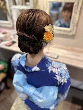 着付けヘアセット専門店 ウィズ(With) シニヨンアップヘアセット