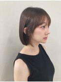 ナチュラルボブ/前下がりボブ
