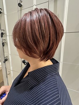 ネオリーブギンザ 銀座店(Neolive GINZA) (銀座) ショートカット　赤髪