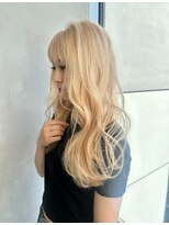エイト ヘアサロン 渋谷本店(EIGHT)&nbsp;ブリーチ３回の"ホワイトブロンド"