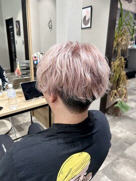 スイ(Suy') メンズでもホワイトピンク