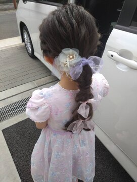 キッズヘアアレンジ