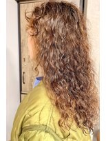 ヴースヘアデザイン(vou's hair design)&nbsp;ラフさを楽しむ、大人パーマ　/パーマ/カット/ダブルカラー/善行