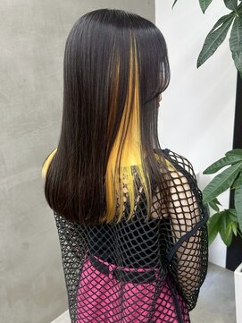 アンバー(UMBER) 京都西院/インナーカラー ブリーチ 髪質改善 ダブルカラー