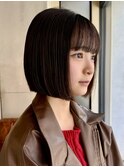 十亀 ボブ/ショートボブ/ミニボブ/髪質改善/透明感カラー