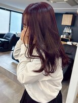 ミュラ(mulah)&nbsp;春カラーピンクラベンダー＊レイヤーカットロング暖色カラー