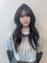 セブンルックス(7LOOKS) 【レイヤー】シルバーグレー×ロングレイヤーヘア