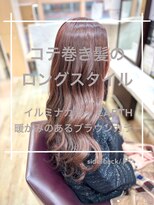 トレセッテ(tre sette)&nbsp;巻き髪ロングスタイル/暖かみのあるナチュラルブラウン