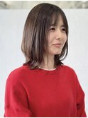 ナチュラルなのにちゃんと垢抜けミディヘア☆