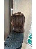 ブラウン/バレイヤージュ/ケアブリーチ/似合わせカット/船橋