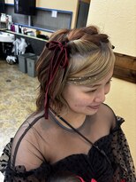 イチ(ICHI) ゆるふわハーフアップで大人可愛く♪