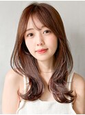 似合わせカットレイヤーカットサイドバング愛され小顔カット