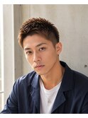 フェードスパイキーショートツイストパーマ束感メンズ人気