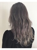 柳本麻守 【ラベンダーグレージュグラデーション】