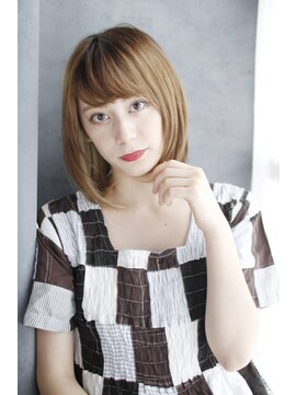 シュシュット(chouchoute) 小顔グラデーションカラーバターブランジュ美髪ダブルバング/109