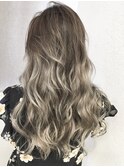 バレイヤージュ＿アッシュグレイジュ