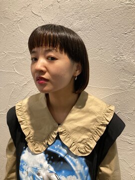 ソレイユ シンサカエ(SOLEIL SHINSAKAE) 個性派女子おすすめ♪ワイドバング×マッシュボブ☆