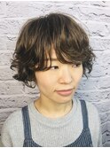 【ショートカット】カーリーショート