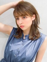 ラルユー 金山(LallYou)&nbsp;ラベンダーカラー/くびれミディ/前髪/シースルー/ヨシンモリ