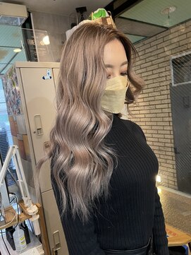 ラフ 難波店(LAFF) #黒髪#ボブルフ#ネビージュ#小顔#ワンレン