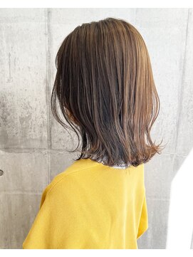 エフ 心斎橋(F a firm faith) 絶壁解消 グレイカラー 白髪染め アッシュブラウン