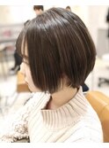 ショートボブ☆  小顔に見えるショートボブ
