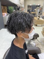 ゼスト 吉祥寺店(ZEST)&nbsp;センターパート　ツイストスパイラルパーマ　島田優斗