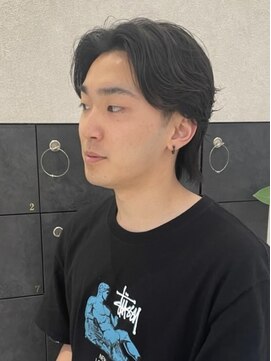 ザザ シンジュク(ZA/ZA shinjuku) センターパートパーマ