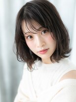 ドクターズ サロン ラブ(Dr's Salon LAB) 大人可愛いアッシュブラック外ハネボブウルフｆ古河20代30代40代