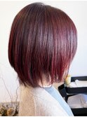 20代30代40代シークレットハイライトショートボブ小顔艶感