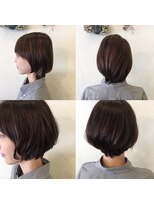 ヘアーサロン ジュエール(jyue-ru)&nbsp;大人上品ボブ 40代,50代,60代【沖縄/北谷/ショート】