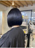 ボブ×美髪矯正