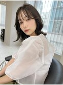 顔周りカット/前髪/韓国ヘア/髪質改善/天神韓国ヘア/天神/大名