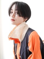 ガーランドギンザ(Garland Ginza)&nbsp;センターパートニュアンスパーマブルージュハンサムショート