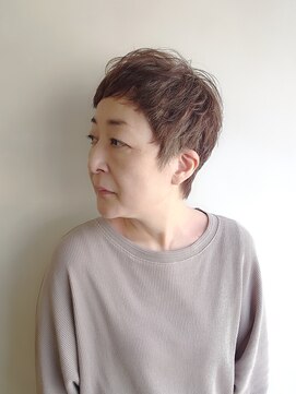 ラトリエコンタン(L´atelier Content) 30代・40代・50代にオススメ 　ハイトーン×ベリーショート