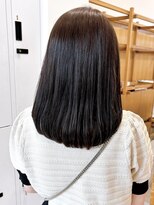 セイドット リー(Say. Ree)&nbsp;Say.アッシュブラック黒髪ミディアムパープルブラック表参道青山