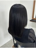 セミロング ダークカラー