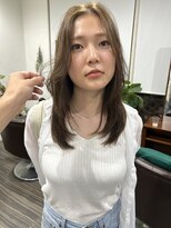 ヘアメイク エイト キリシマ(hair make No.8 kirishima)&nbsp;ミルクティーベージュ　グレージュカラー