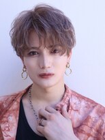 ニュアンスパーマコンマバング刈り上げマッシュアップバング