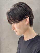 エリマバイフィフス 調布(elima by fifth)&nbsp;メンズパーマ ニュアンスワンカールセンターパートマッシュ 調布