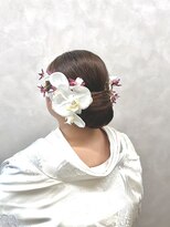 ブラウ ネイル パーティー(Blau Nail Party)&nbsp;つるつやシニヨン　色打掛