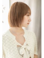モッズヘア 上尾西口店(mod's hair) 透明感カラー大人ハイライト切りっぱなしミニボブZ上尾20代30代