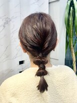 クリアーオブヘアー 一社店(clear OF HAIR) 暖色カラー×ぽこぽこアレンジ