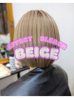ヘアーメイク ダンス(hair make DANCE) エフェクトブリーチ ミルクティーベージュ