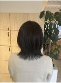 大人可愛いくびれヘアラベンダーグレージュ