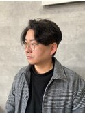 20代30代40代◎ツーブロック韓国マッシュニュアンスパーマ