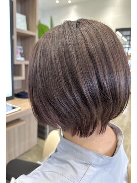 ディーボーイ 健軍店(D-BOY) ショートボブ/パープル/艶髪