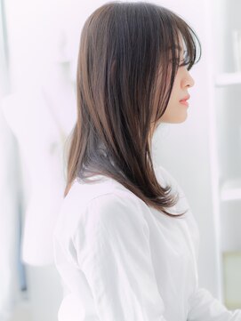モッズヘア 越谷(mod's hair) 艶カラーバレイヤージュ内巻きワンカールTb12越谷20代30代40代