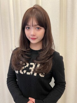 ボタン ハカタ(VOTAN hakata) 【NAO】グレージュ/レイヤーカット/海外ヘア/透明感カラー