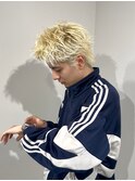 スペインカール/スパイキーショート/ブルーブラック/沖縄市